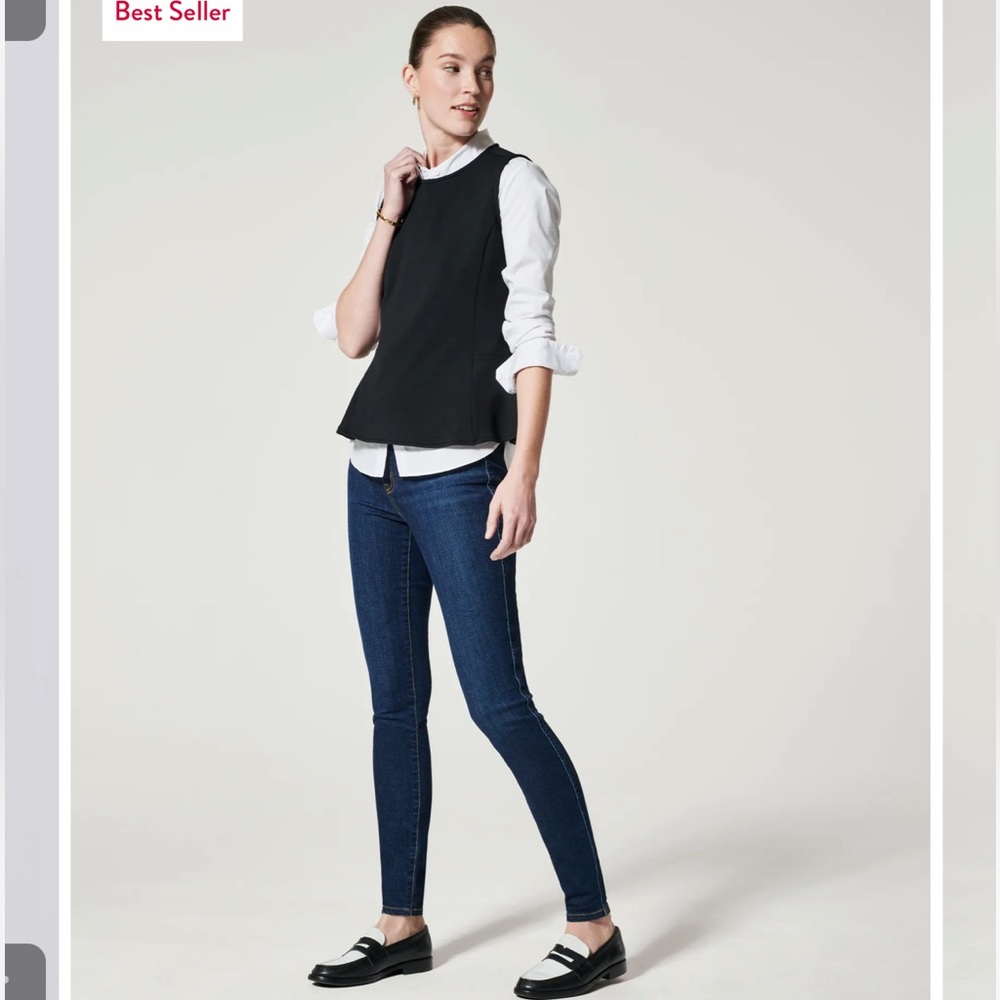 Spanx Ankle Skinny Jeans Midnight Shade